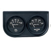 GAUGE CONSOLE OILP/WTMP 2-1/16 in. 100 PSI/280 Fahrenheit BLK DIAL BLK BZL AUTOGAGE - greatparts
