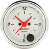 1385 Arctic White Clock 2.3125 In.