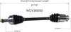 NCV36050 CV Axle Shaft Assembly for Select 2013-15 Honda Crosstour - Front Right (Passenger Side)