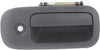 for Chevy Express 3500 Exterior Door Handle Front Passenger Side Textured Gray 1996-2002 | with Key Hole | Trim: Base/Ls | GM1311145 | 15167640