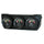 GAUGE CONSOLE OILP/WTMP/VOLT 1.5 in. 100 PSI/280 Fahrenheit/18V ELEC BLK DIAL BLK BZL AG - greatparts