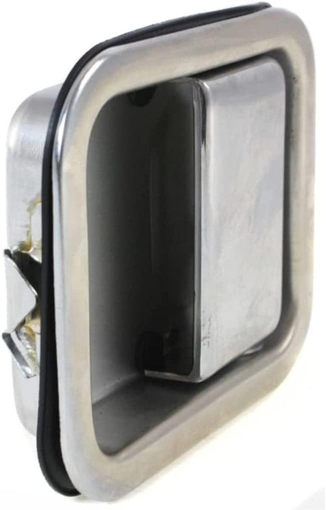 Compatible with Jeep Wrangler YJ Exterior Door Handle 1987-1995 Passenger Side | Front | Chrome | Trim: All Submodels | CH1310167 | J5758173-PFM