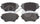 ADVICS AD0862 Disc Brake Pad Set