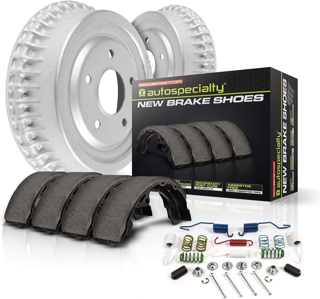 KOE15271DK Autospecialty Rear Replacement Brake Kit-Oe Brake Drums & Ceramic Brake Pads