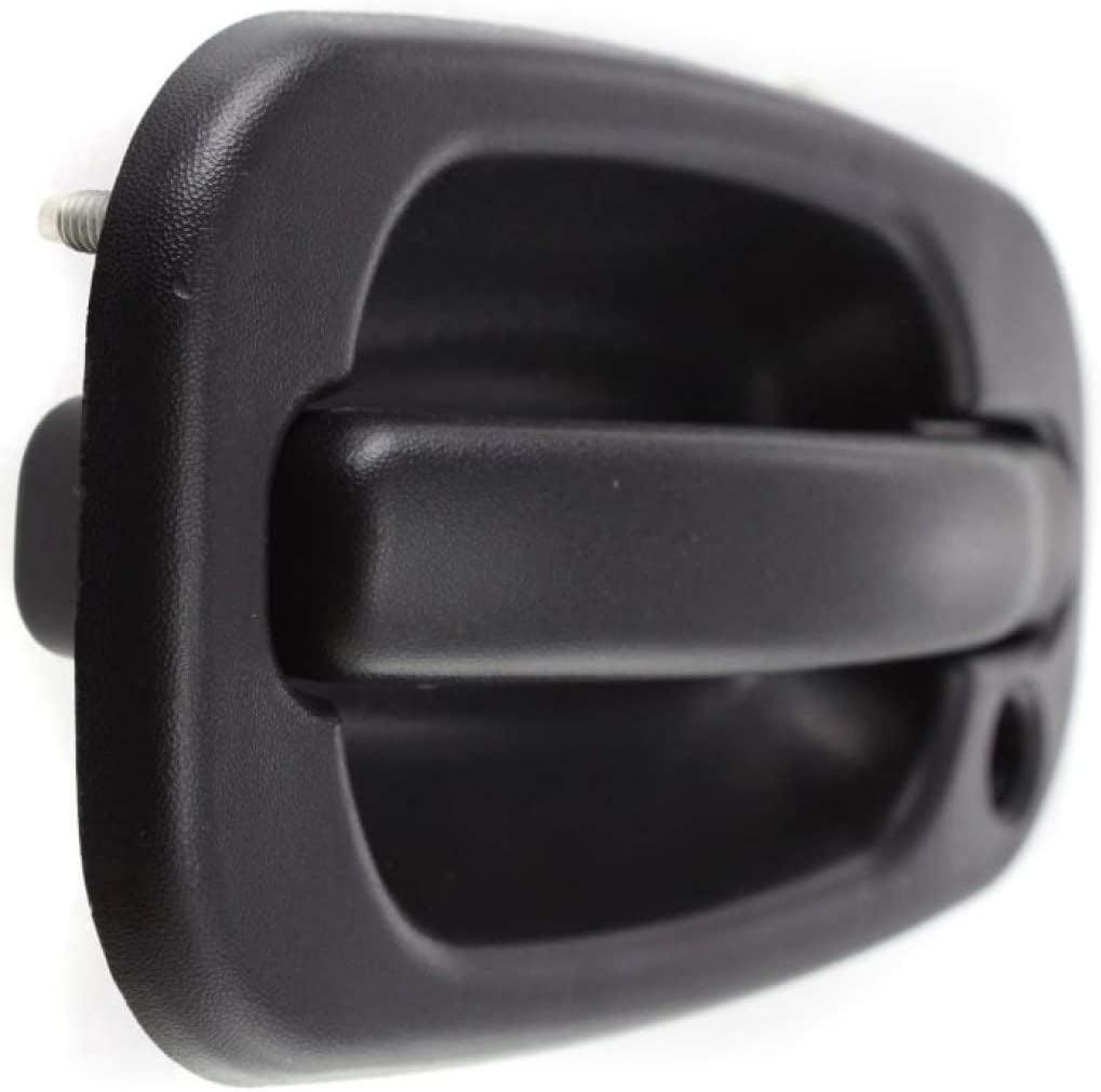 for Chevy Silverado 2500 HD Classic Exterior Door Handle Front Driver Side Textured Black 2007-2007 | with Key Hole | Trim: LS/LT/WT | GM1310129 | 15034985