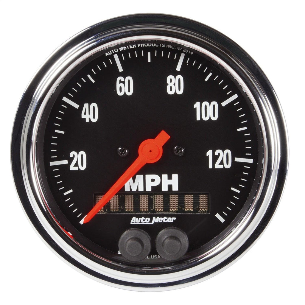 3-3/8 in. GPS SPEEDOMETER 0-140 MPH TRADITIONAL CHROME - greatparts