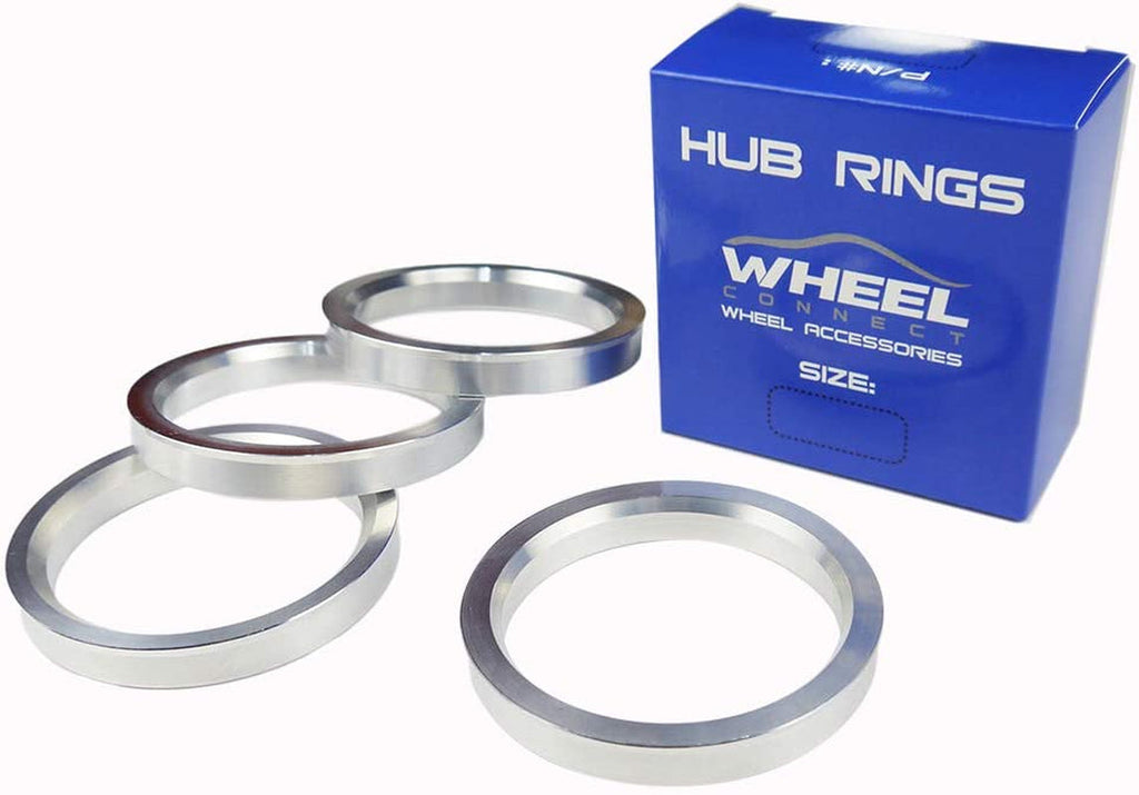 WHEEL CONNECT Hub Centric Rings,76.1 to 71.5, Set of 4, Aluminium Alloy Hubrings, O.D:76.1-I.D:71.5Mm. A