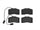 Brembo Front Disc Brake Pad Set for A8 Quattro, S8 (P85053)