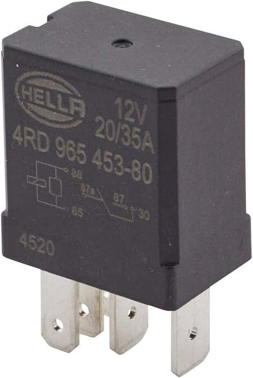 HELLA 965453801 Relay Micro Iso 5 Pole 12V Spst Res, Multi