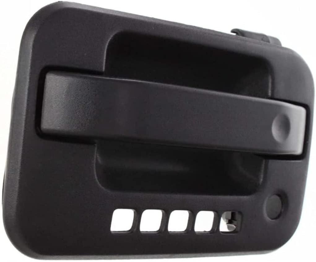 for Ford F-150 Exterior Door Handle Front, Driver Side Black (2004-2014) | with Key Hole | Trim:All Submodels | FO1310128 | 5L3Z1522405CAA