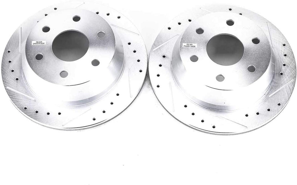 AR8641XPR Rear Evolution Drilled & Slotted Rotor Pair