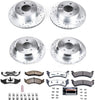 K2121-36 Front and Rear Z36 Truck & Tow Brake Kit, Carbon Fiber Ceramic Brake Pads and Drilled/Slotted Brake Rotors