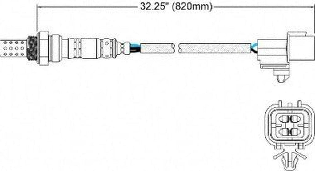 250-24383 4-Wire Oxygen Sensor