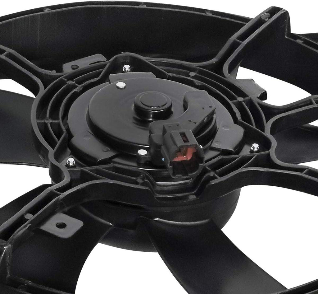 OEM-RF-0219 Factory Style Radiator Cooling Fan Assembly Cooling Efficiency Improved Direct Replacement [Compatible with 03-08 Mazda 6 Fits 2.3L 2.3T Engines] Black