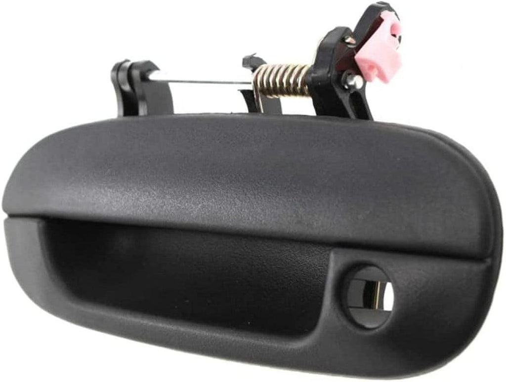 for GMC Envoy XL Exterior Door Handle Front, Driver Side Textured Black (2002-2006) | with Key Hole | Trim: SLT/SLE | GM1310139 | 15291303