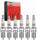 6 Pc Champion Platinum Spark Plugs Compatible with Chevrolet Blazer 4.3L V6 1996-2005