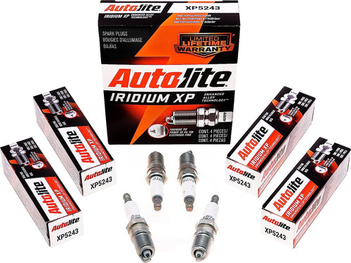 Iridium XP Automotive Replacement Spark Plugs, XP5243 (4 Pack)