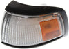 Compatible with Toyota Pickup Corner Light 1989 1990 1991 Driver Side | W/Gray Trim | 2WD | DLX/SR5 | Clear & Amber Lens | TO2520121 | 8162089176