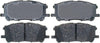 Professional 17D1005C Ceramic Front Disc Brake Pad Set