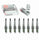 8 Pc NGK V-Power Spark Plugs Compatible with BMW 545I 4.4L V8 2004-2005