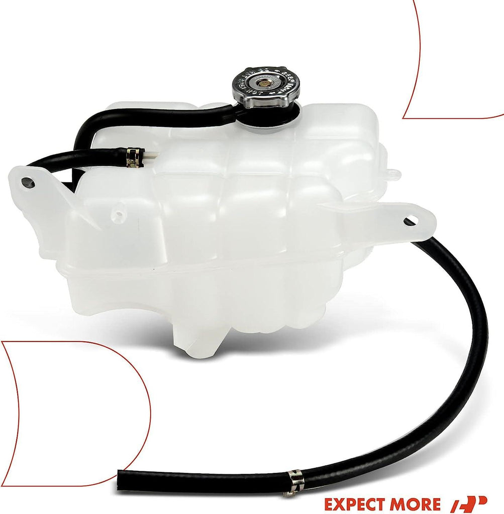 A-Premium Engine Coolant Overflow Recovery Reservoir Tank [With Cap & Tubing] Compatible with Jeep Libert KJ 2002-2007, V6 3.7L, Replace for # 603-319, 52079848AA, 52079788AD, 52079788AE