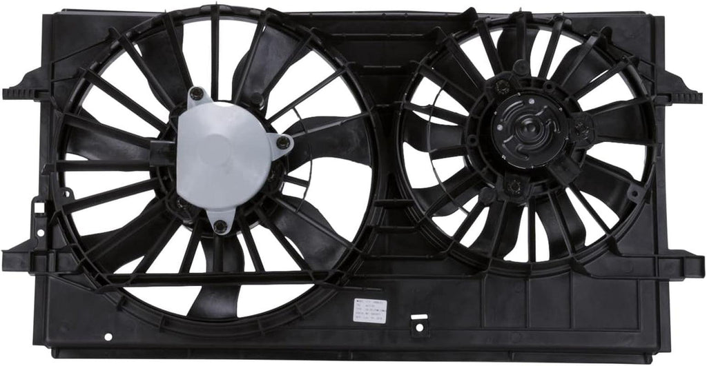 621150 Cooling Fan Assembly Compatible with 2004-2008 Chevrolet Malibu, Black