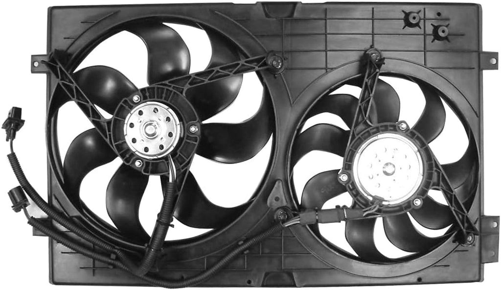 620990 Cooling Fan Assembly Compatible with 1999-2005 Volkswagen Jetta