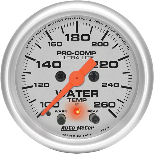 4354 Ultra-Lite Electric Water Temperature Gauge