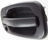 Exterior Front Door Handle Compatible with Chevy Silverado/Toyota Sierra 99-06 Right Textured Black W/Keyhole