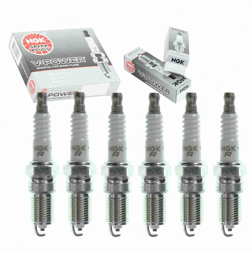 6 Pc NGK V-Power Spark Plugs Compatible with Pontiac Bonneville 3.8L V6 1988-2005