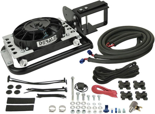 20561 Jeep Wrangler Direct Fit Automatic Transmission Cooler,Black