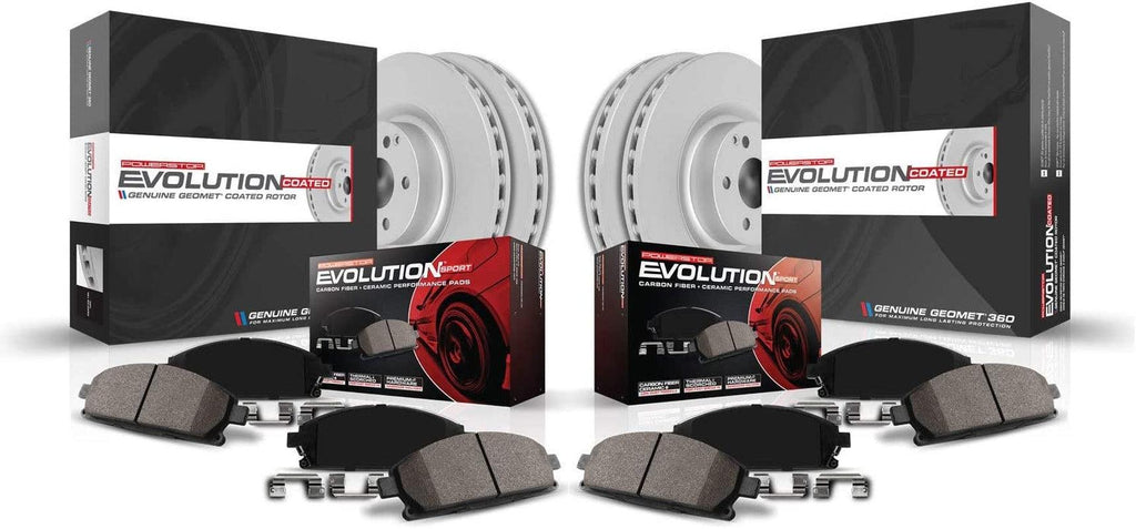 CRK5728 Front and Rear Z23 Evolution Geomet® Coated Brake Kit