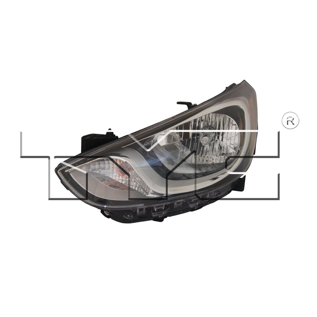 TYC Headlight Assembly for 12-14 Accent 20-12694-00