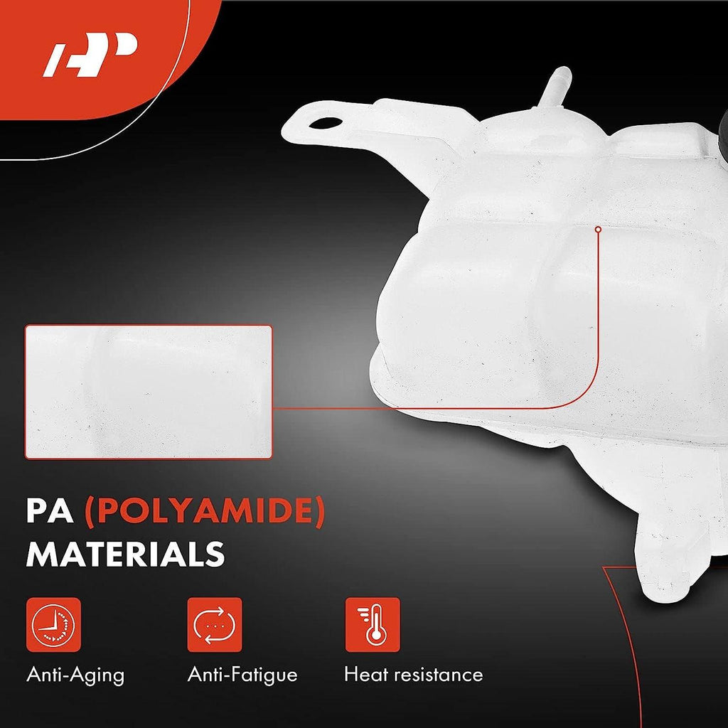 A-Premium Engine Coolant Overflow Recovery Reservoir Tank [W/Cap] Compatible with Ford Fusion 2006-2010, Lincoln Zephyr 2006-2006, Mercury Milan 2006-2009, 2.3L 3.0L, Replace # 6E5Z8A080AA