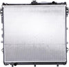 2993 Compatible with TOYOTA Tundra 1-Row Plastic Aluminum Replacement Radiator