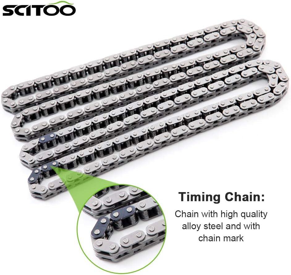 TS20391 9-4201S 9-4202S Engine Timing Chain Kit Sets Replaces for Ford for Lincoln Expedition F-150 F-250 Super Duty F-350 Super Duty Navigator Mark LT 5.4L