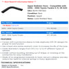 Upper Radiator Hose - Compatible with 2000 - 2006 Toyota Tundra 4.7L V8 GAS 2001 2002 2003 2004 2005