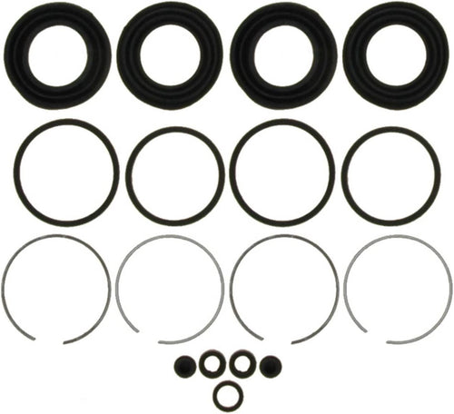 Gold 18H1237 Front Disc Brake Caliper Boot and Seal Kit with Boots, Seals, Bushings, and Caps