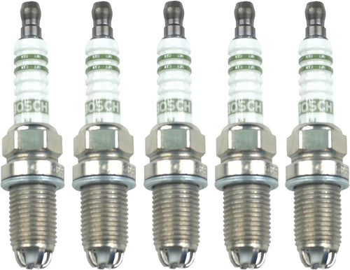 Premium Nickel Set of 5 Pregapped Spark Plugs for Volvo C30 S40 V50 2.4L L5