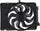 620640 Ford/Mercury Replacement Radiator/Condenser Cooling Fan Assembly
