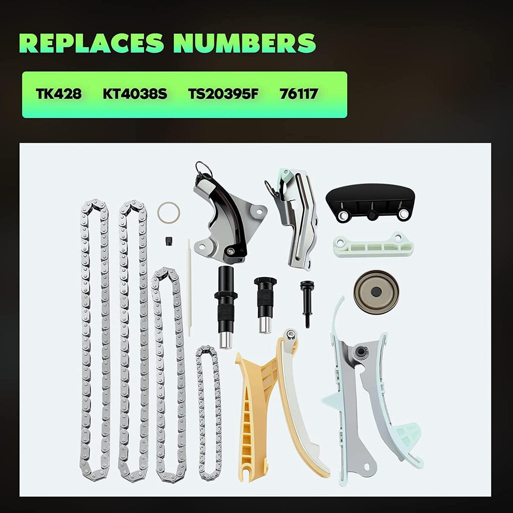 Timing Chain Kit for 2005-2010 Ford Mustang 1997-2010 Ford Explorer 1998-2010 Mercury Mountaineer 2001-2008 Mazda B4000 4.0L V6