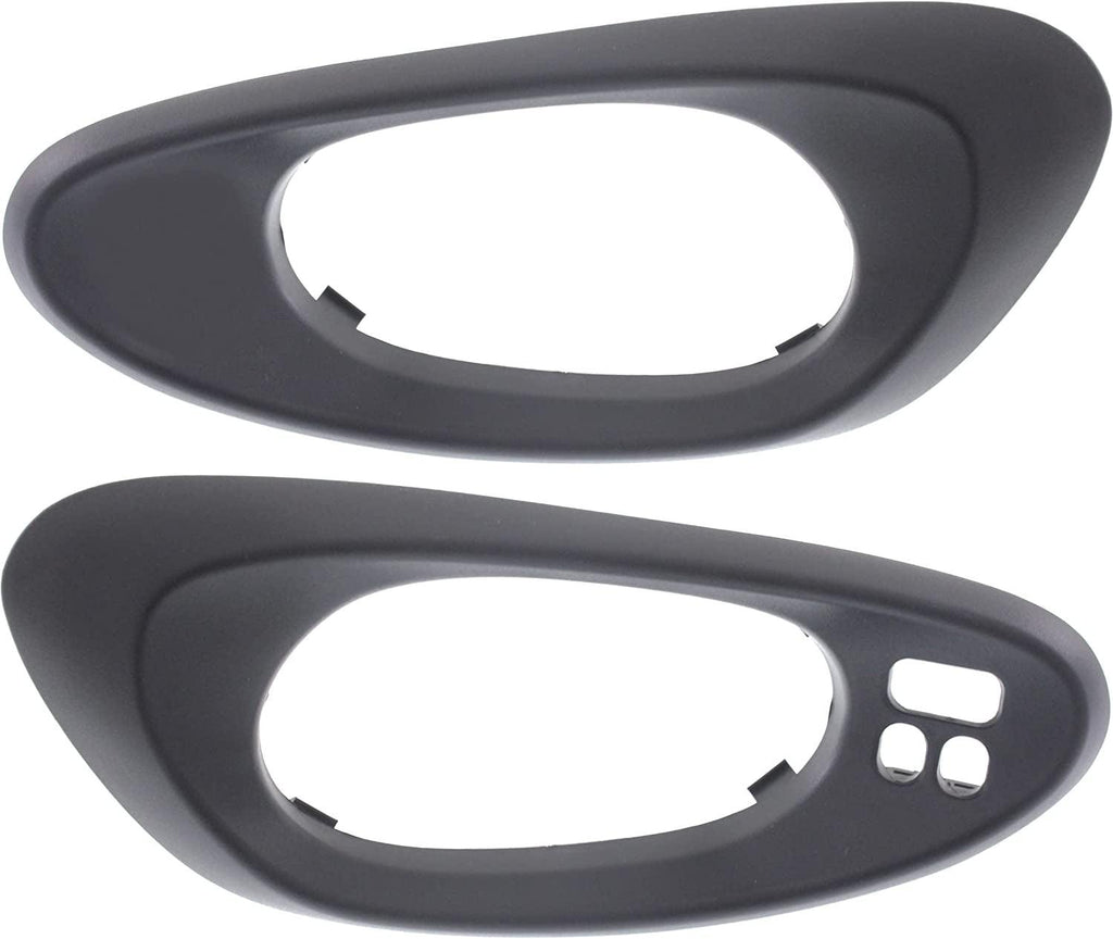 Door Handle Trim Set of 2 Compatible with 2002-2009 Chevrolet Trailblazer, Fits 2002-2006 Chevrolet Trailblazer EXT Front, Driver and Passenger Side