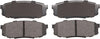 ADVICS AD1304 Ultra-Premium Rear Disc Brake Pad for Lexus/Toyota, (Set of 4)
