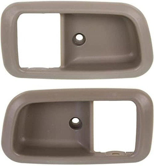 Door Handle Trim Set Compatible with 2000-2006 Toyota Tundra Beige Front, Driver and Passenger Side