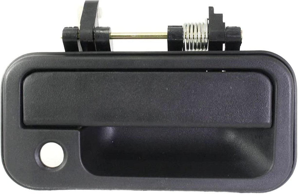 Front Exterior Door Handle Set of 2 Compatible with 1998-2000 Isuzu Amigo, Fits 1998-2002 Honda Passport Textured Black Driver and Passenger Side