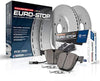 Power Stop ESK6564 Euro-Stop Brake Kit- Coated Brake Rotors & Ceramic Brake Pads