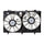 Dual Radiator and Condenser Fan Assembly Fits 2016 Toyota Sienna