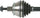 66-7257 New CV Axle