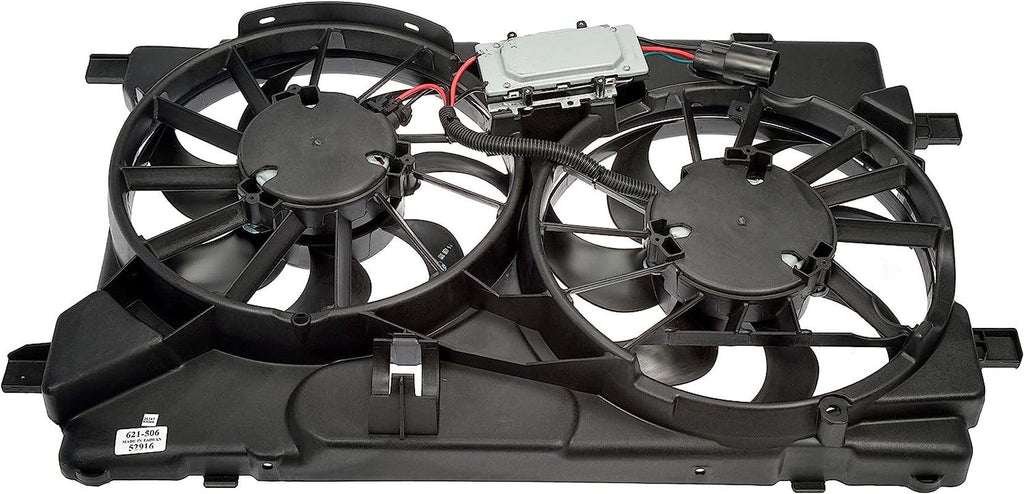 Dorman 621-506 Engine Cooling Fan Assembly Compatible with Select Ford / Lincoln Models
