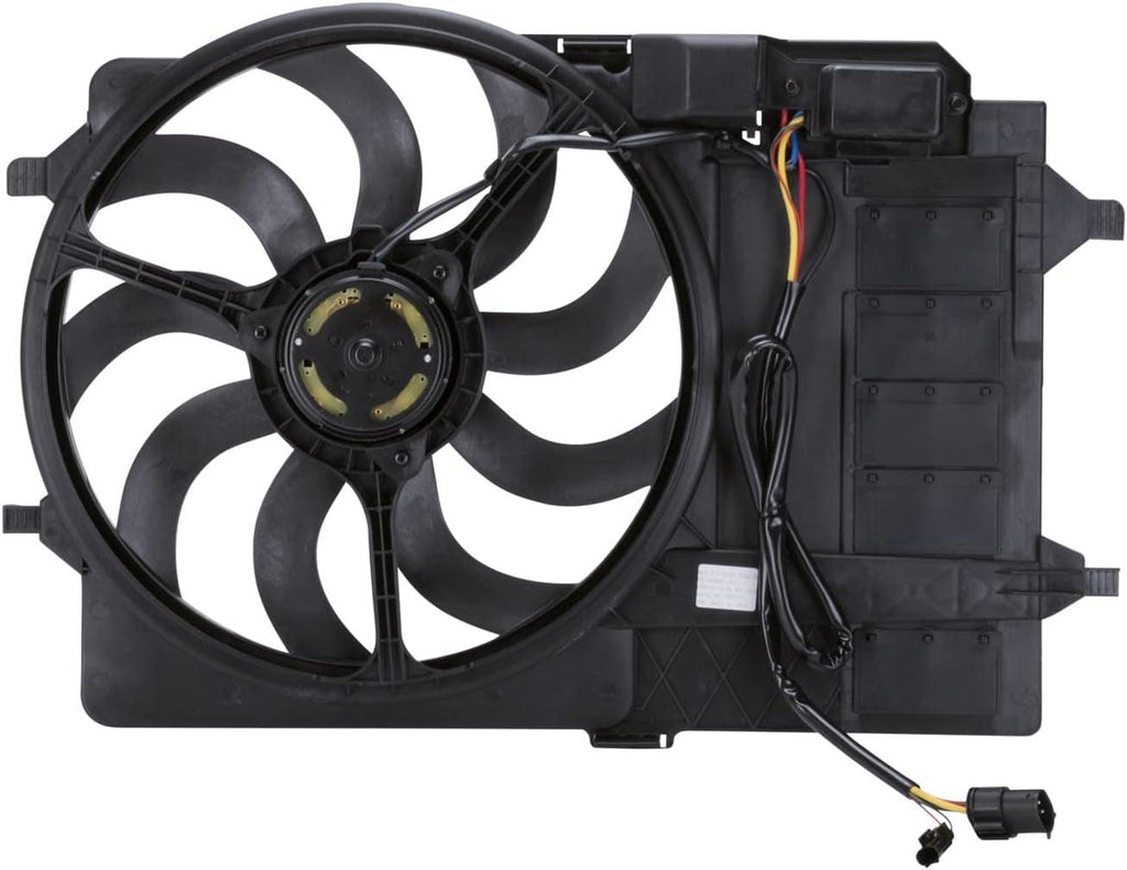 621980 Cooling Fan Assembly Compatible with 2002-2003 Mini Mini Cooper, Black